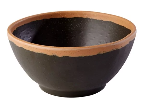 Crocker melamine bowl Ø125xH60mm brown