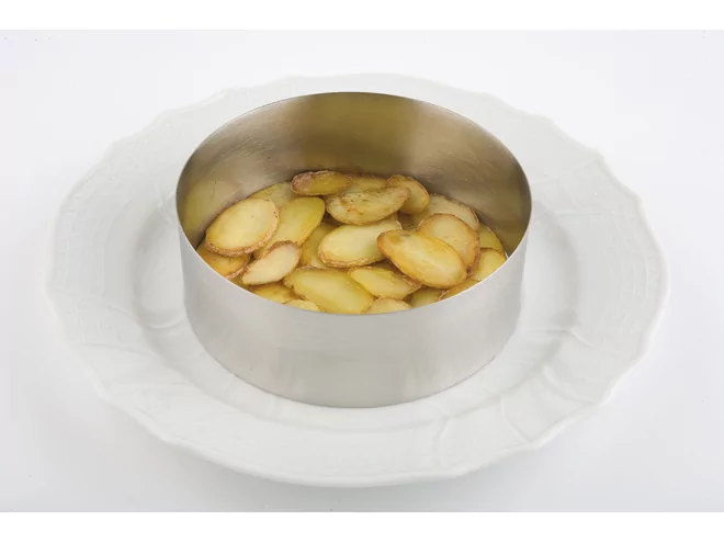 Cercle à mousse inox 18/8 - rond 60mm H45mm