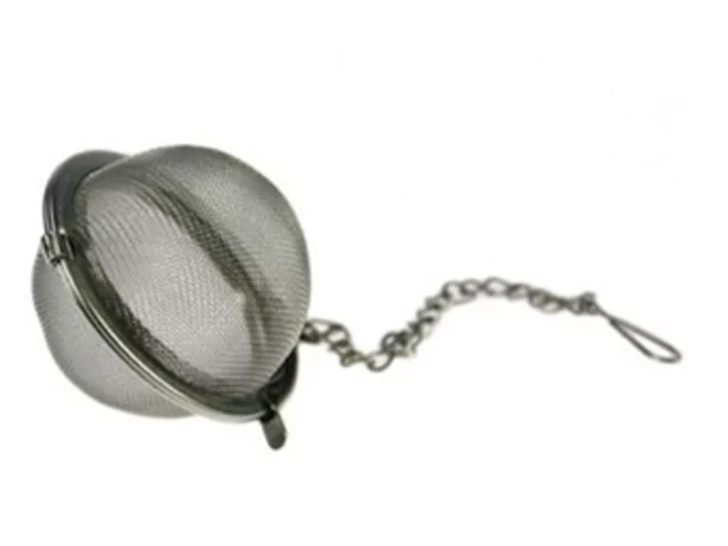 Thee/kruidenbuiltje met ketting inox Ø45mm tijdelijk item