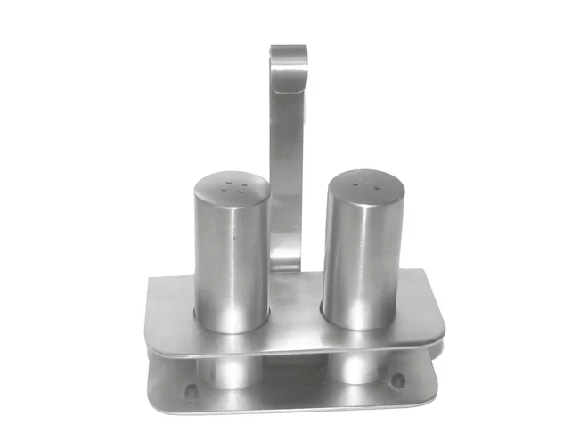Cruet set salt&pepper, 18/8 S/S