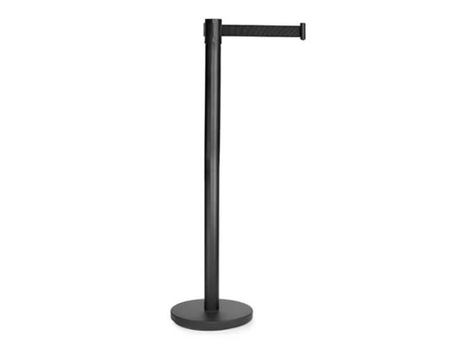 Séparateur noir avec bande 2m D350xH900mm