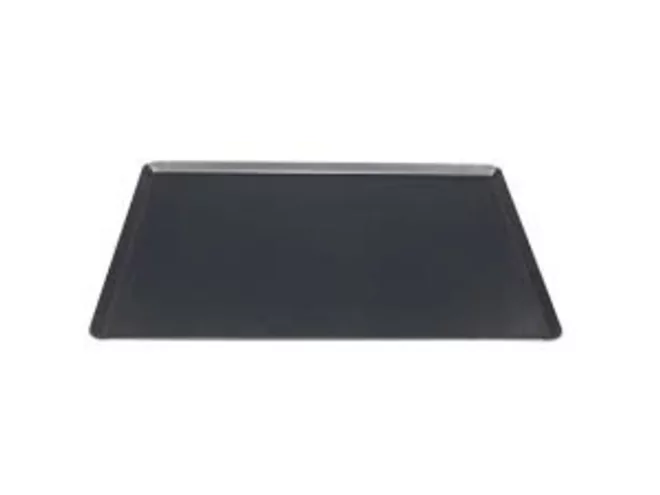 Plaque de four en tôle bleu bord bolique 300x400x10mm