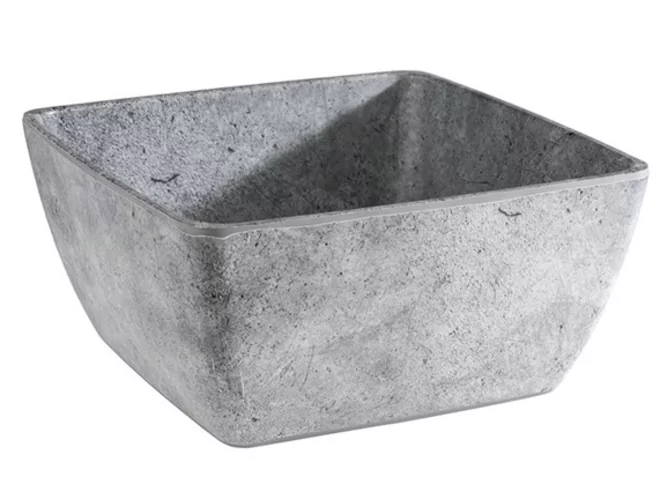 Element melamine vierkante bowl 250x250xH120mm 3.8ltr