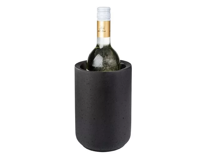 Seau à vin béton noir D120xH190mm