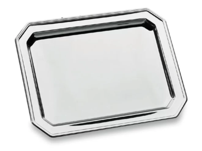 Lacor Octogonal tray s/s 18/10 - 370x270mm