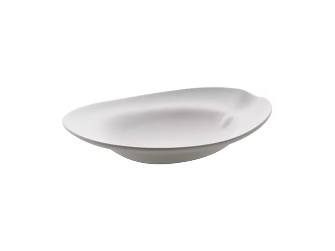 Cookplay Shell Line assiette creuse blanc L250xB260xH60mm 42