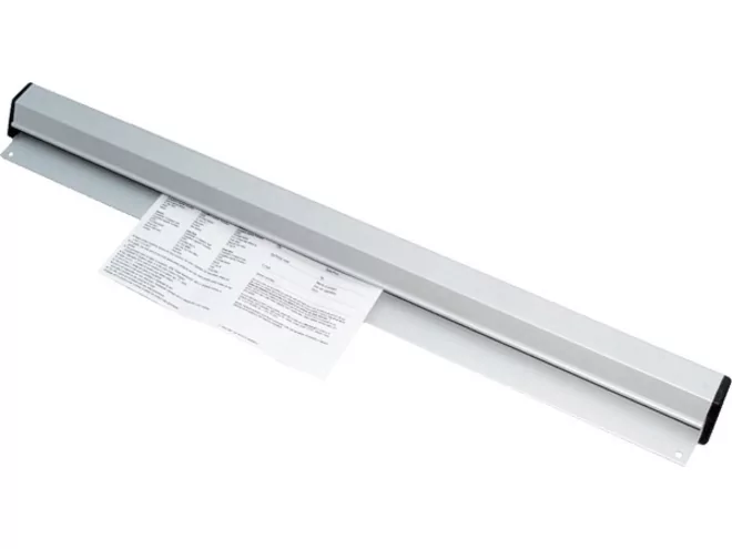Porte-fiches aluminium - 610mm