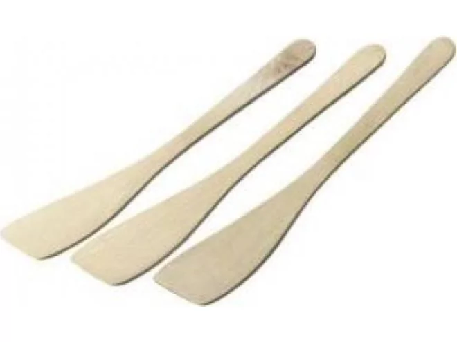 Spatules en bois L300xB60mm par 3pcs.