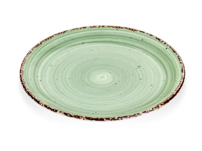 Gural Ent flat plate Ø210mm green