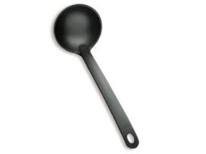 Black nylon louche 110ml 300mm max 210°C