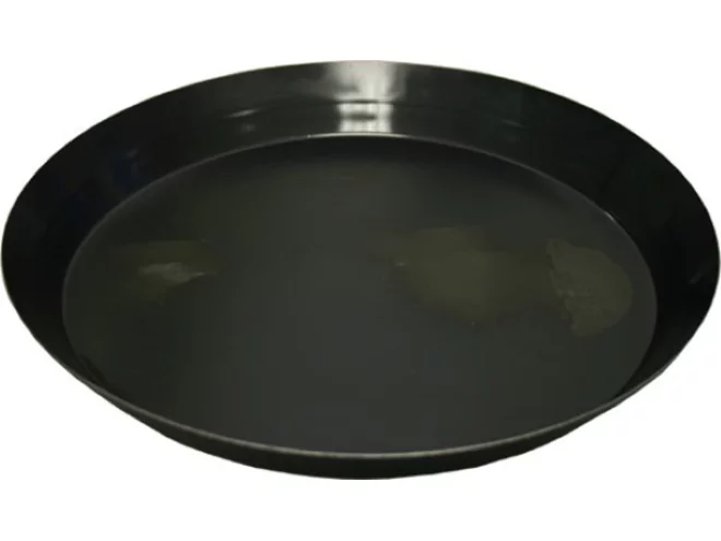Moule à tarte avec bord évasé - 240mm H30mm acier bleu