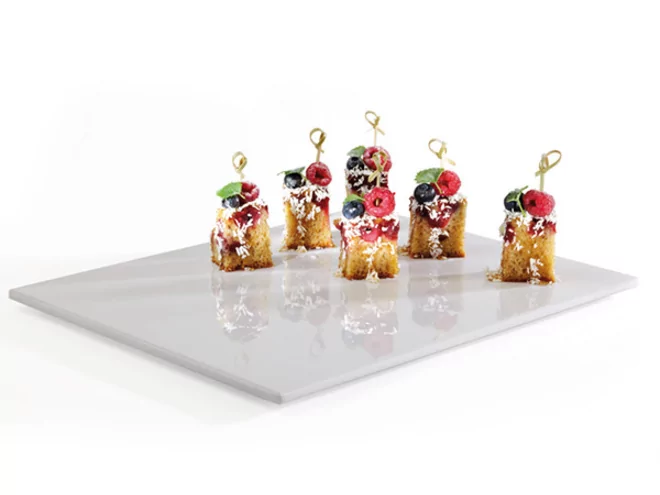 Melamine Zero Tray GN1/1 53x32.5x1.1cm white