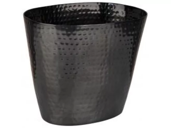 Seau à champagne black hammered L205xB140xH170mm 2.1L