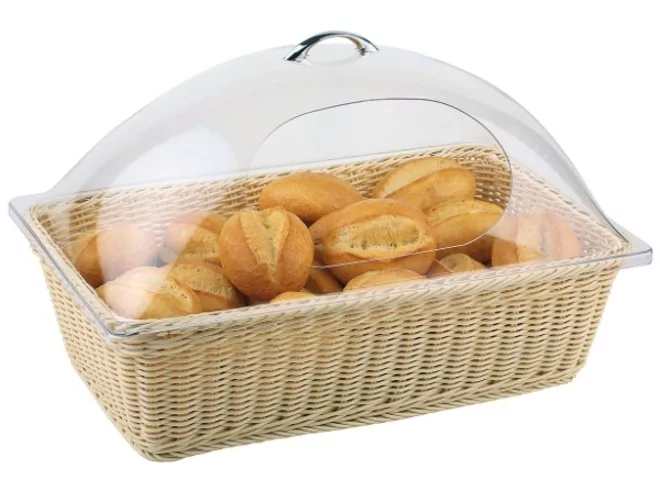 Bread basket poly-rattan 53x32.5xH15.5cm-GN1/1 wihtout cover
