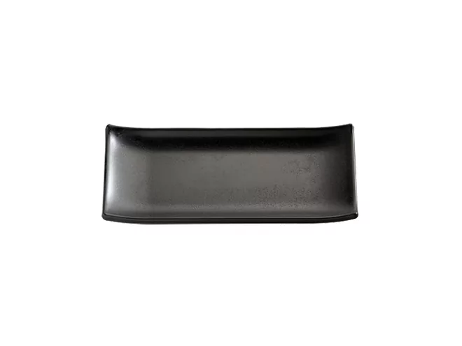 Zen Melamine assiette Sushi rectangulair 225x95mm H3mm noir