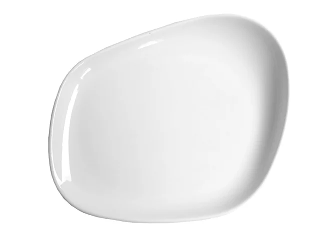 Cookplay Yayoi Line flat plate matt white 23x20x3,5cm
