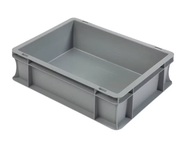 Bac empilable avec poignées fermées L400xB300xH120mm