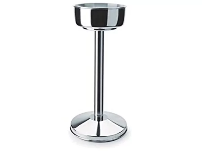 Pied inox champagne D200xH650mm