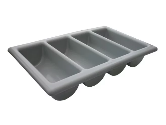 Bestekbak grijs gastronorm L530xB325xH100mm