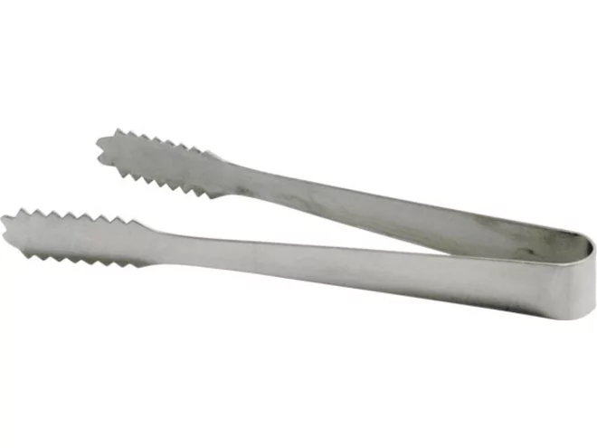 Ijsblokjestang Budget inox L180xB15mm