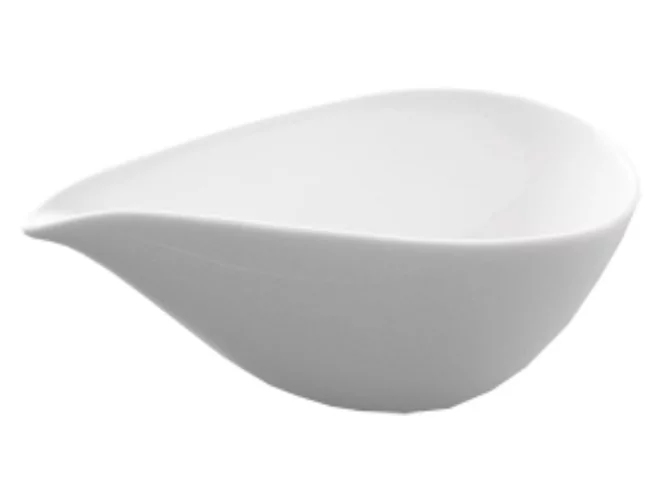 Papillon saucière blanche L145xB80xH60mm 180ml