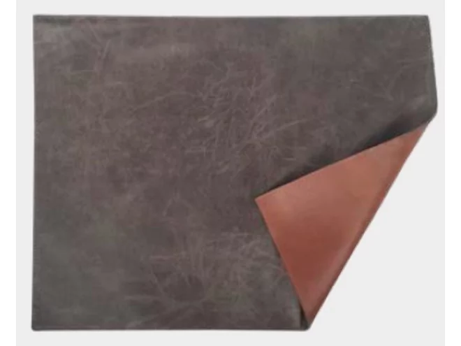 Placemat Sonoclean leatherlook DUBBELZIJDIG camel/ardoise L330xB430m