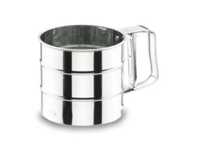 Flour sifter s/s 100x100mm 350ml