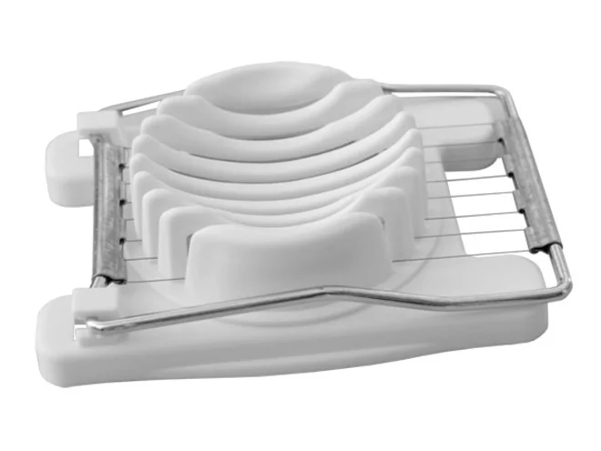 Egg-slicer in plastic