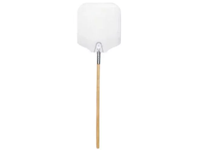 Pizza oven peel alu 305x356mm wooden handle 132cm