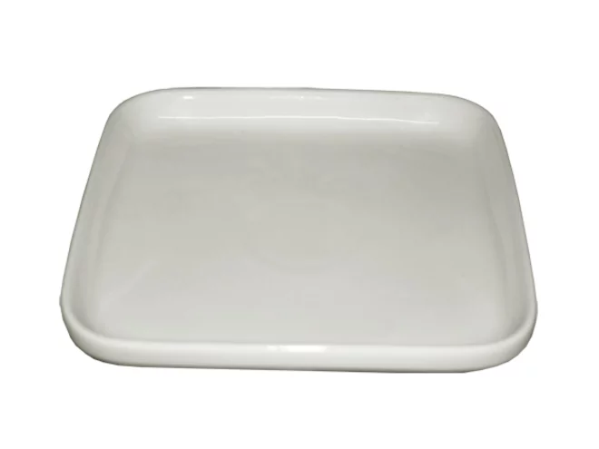 Square plate - stackable, 185mm
