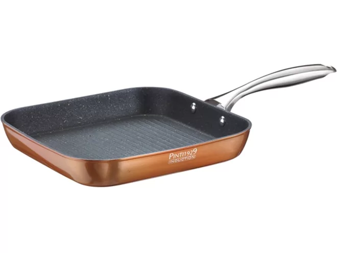 Pinti Copper look grill pan non stick D260xH41mm 2.1L