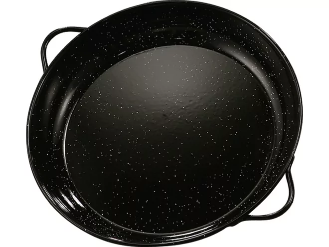 Paella pan anamelled D600xH55mm 19 persons