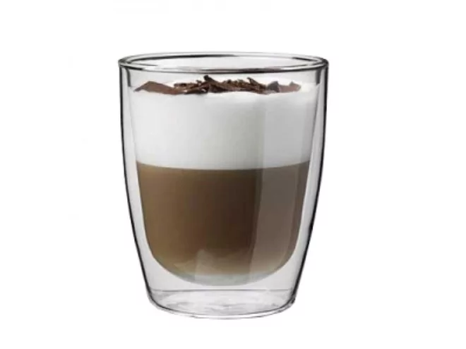 Capuccino double glass D87xH105mm 300ml