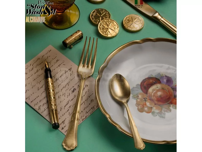 Pintinox Settecento SW Alchemy Gold 18/10 3mm Table spoon