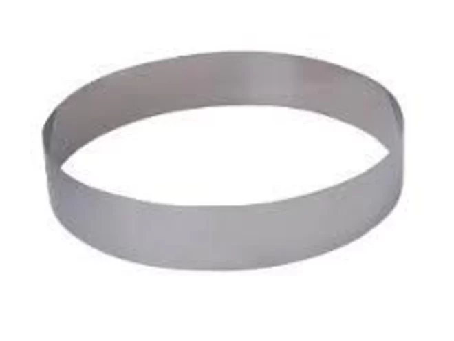 Pastry ring stainless steel 18/8 - H45mm-dia.200mm