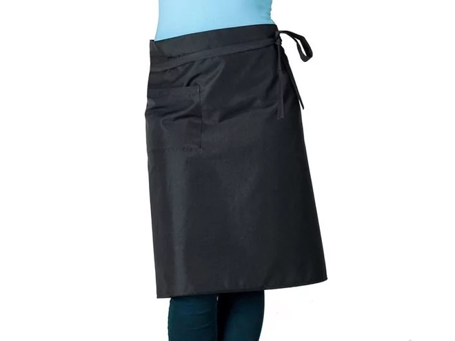 Gatropro Waiters apron L70x100cm 3 pockets black