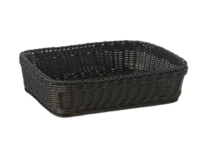 Breadbasket PP rectangular 400x300xH100mm black
