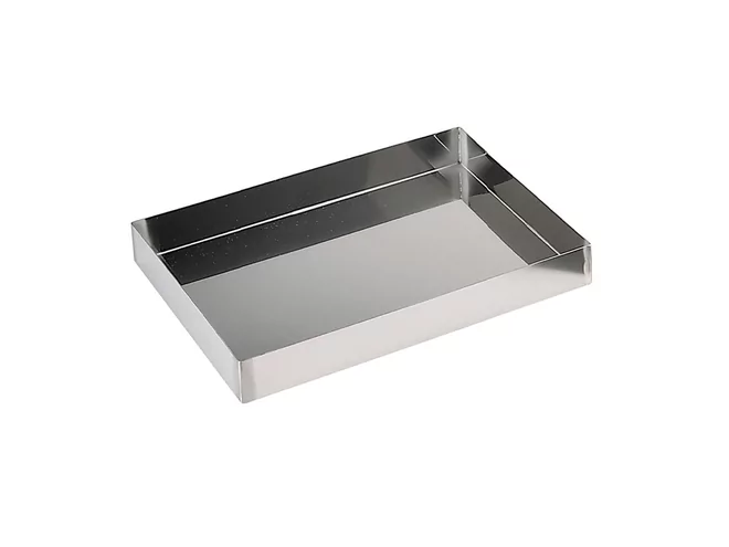 Caisse génoise rectangulair inox 590x390x50mm