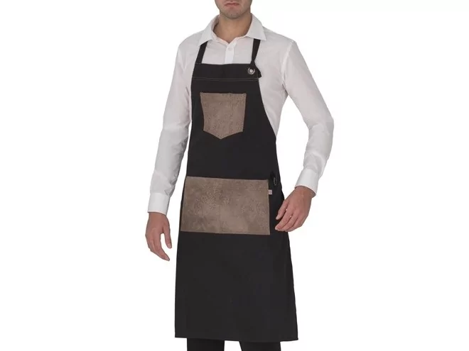 Manchester schort polyester zwart L100xB80cm