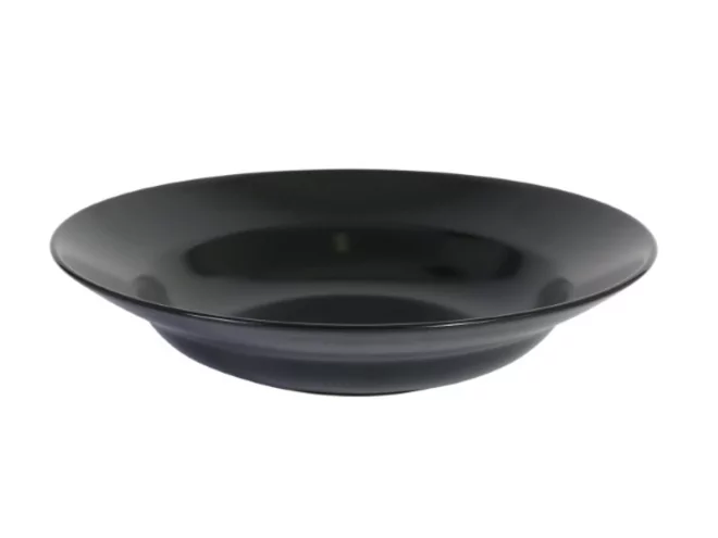 Asia pasta plate satin black D260xH90mm 600ml