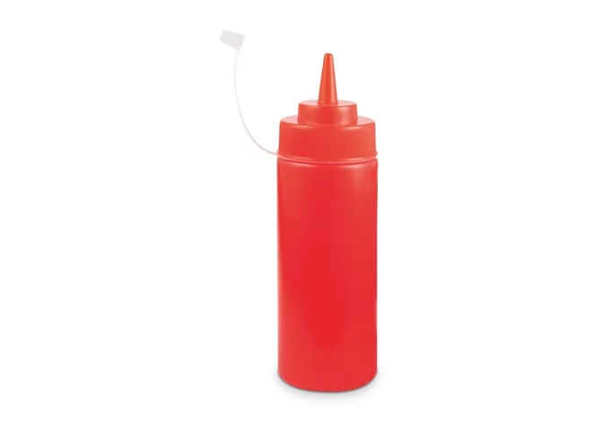 Bouteille en plastic rouge - 720ml