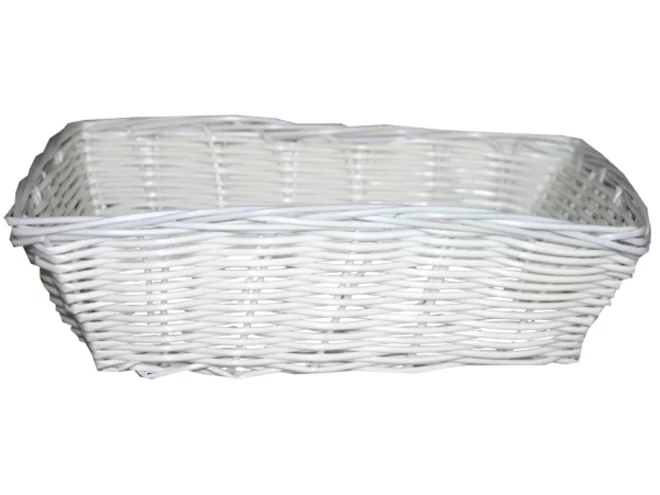 Corbeille à pain PP Rectangulaire blanc 230x150x65mm