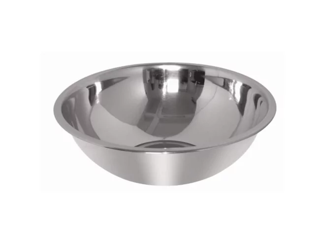 Basin, low model, stainless steel - Ø28cm - H9cm - 2.5L