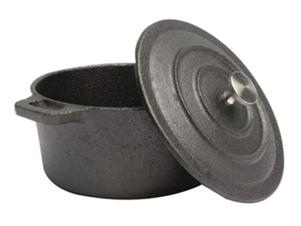 Mini kookpot gietijzer rond D110xH60mm 350ml