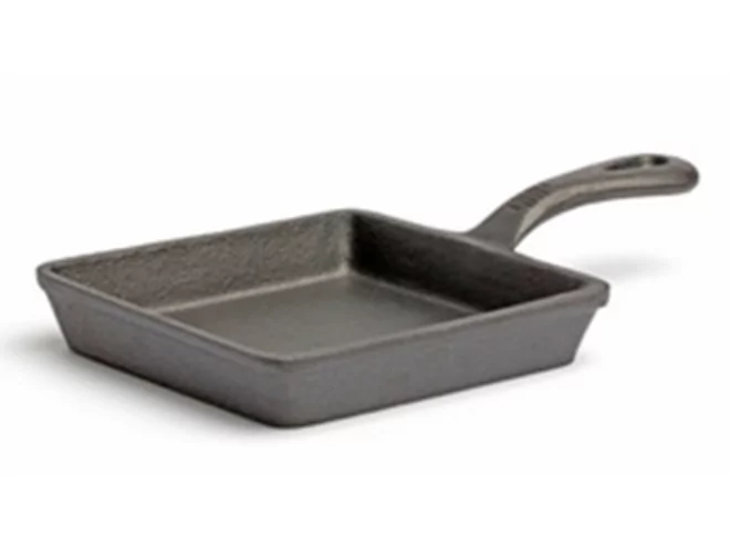 Poêle en fonte carré L140xB140xH30mm