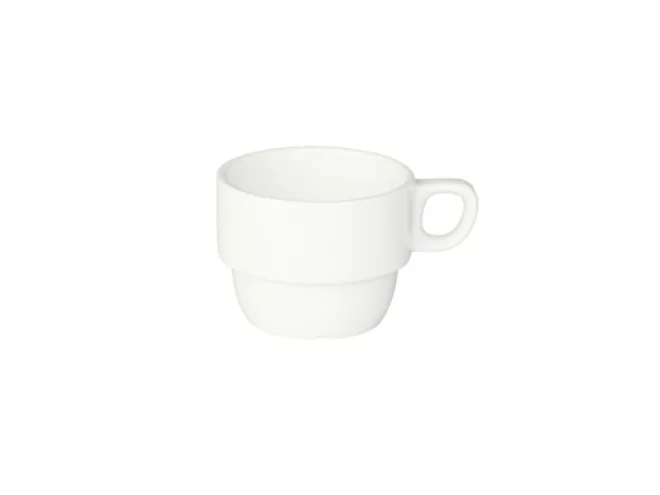 Coffee cup Basic stackable D80xH64mm 180ml