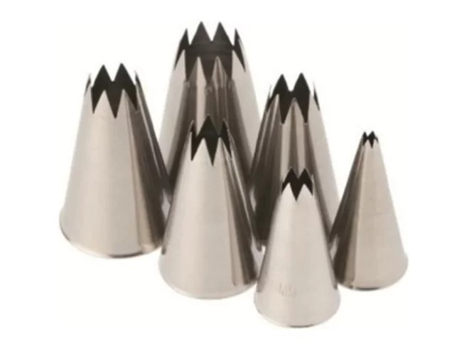 Douille inox cannelé set 6pc D4-5-6-8-10-12mm