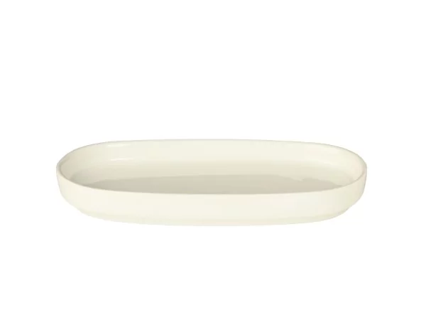 Gural Bilbao ivory schaal ovaal L190xB80mm