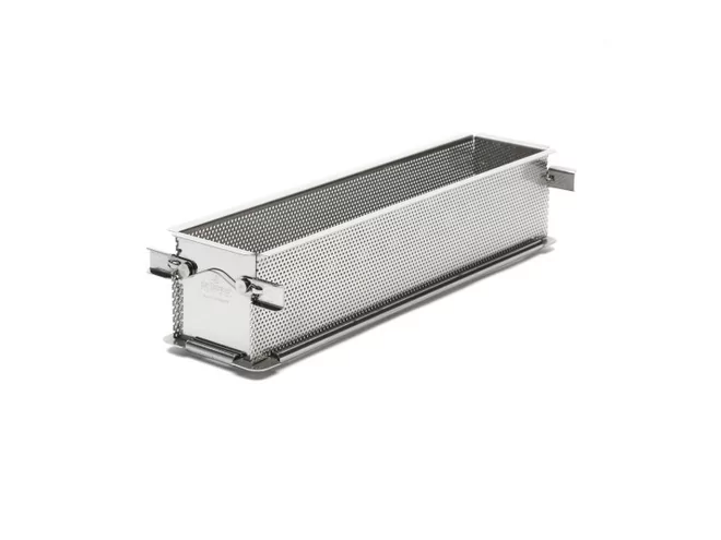 De Buyer moule inox perforé Geoforme 240x50xH60mm