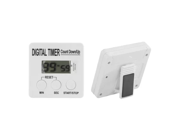 Minuteur de cuisine 2 timer avec Alarme 105x70mm